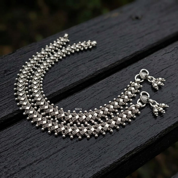 925 Silver Statement anklet (pair)