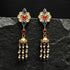 Multi Kundan Pearl Jhumka
