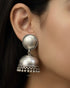 Plain Silver Big Jhumka