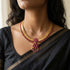 Pre Order Gold plated Pink Kemp stone attigai