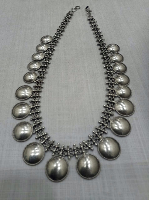 925 Silver Disc Necklace