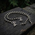 Silver beads anklet (pair)