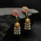 Kundan Goldplated Pearl Jhumka