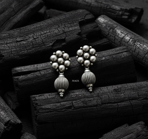 925 Silver Floral Earrings