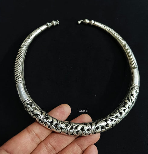 925 Reversible Silver Hasli Necklace