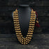 Gold Dholki 4 line Necklace
