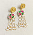 Kundan Gold Pearl Earrings