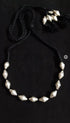 Silver short dholki mala