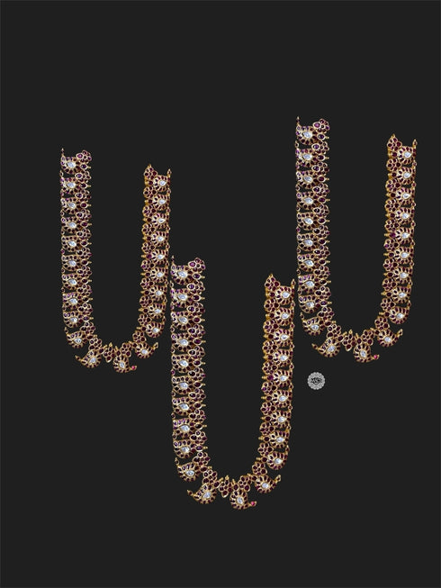 Gold plated Mango Kemp-Kundan Necklace