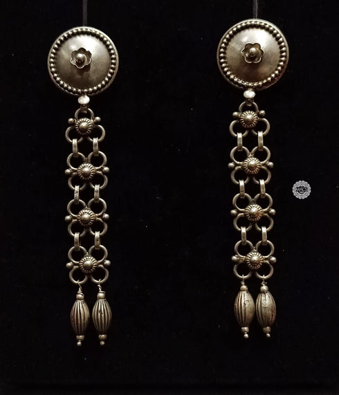 Silver Layered Earrings