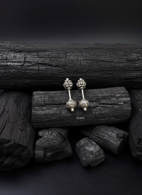 Pure silver Bugadi earrings