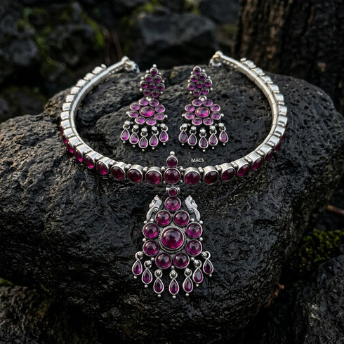 925 Dark Pink Addigai Kemp Set (pre order)