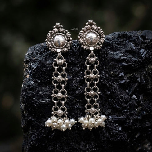 925 Silver Pearl Earrings