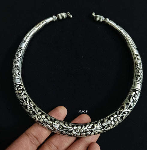 925 Reversible Silver Hasli Necklace
