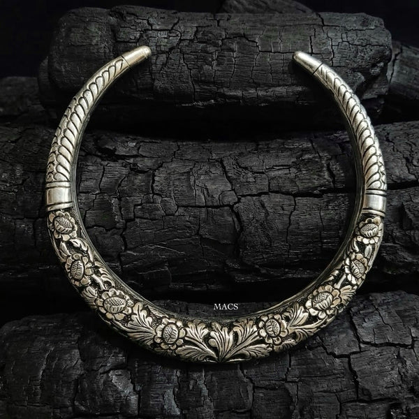 925 Reversible Silver Hasli Necklace