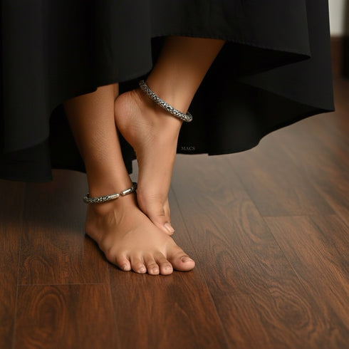 925 Chitai anklet kada (pair)- preorder