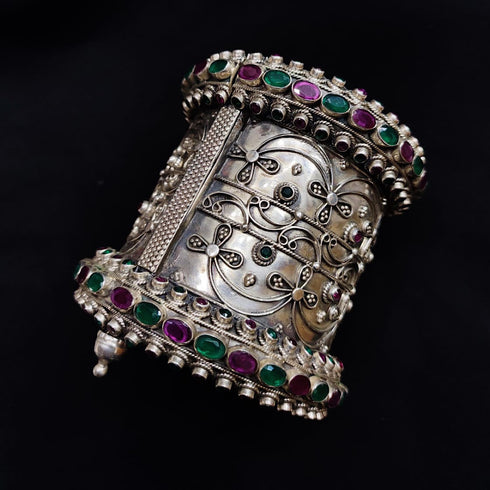 Statement Silver Long Kada (Size 2.2)