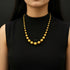 925 Gold plated Ball necklace