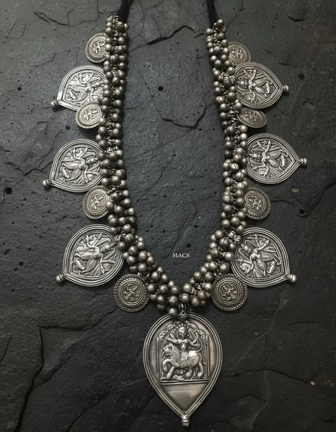 Vintage Silver Patdi Ghungaroo Necklace