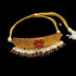 Chitai Goldplated Lotus Kundan Choker