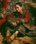 Bollywood actress Sobhita Dhulipala wearing statement heavy anklet on her wedding with Naga Chaitanya