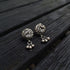 925 Silver Stud Drop Earrings