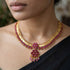 Pre Order Gold plated Pink Kemp stone attigai