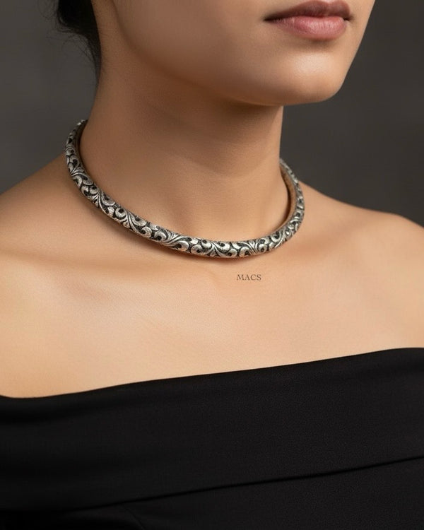 Pre-order 925 Silver Hasli Necklace