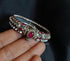Pink Stone Encrusted Bangle (Size 2.6)