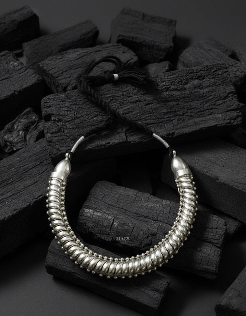 Pure silver sutlada necklace