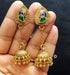 Peacock Kundan Goldplated Jhumka