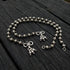 Silver beads anklet (pair)