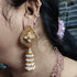 Goldplated Pearl Jhumka Earrings