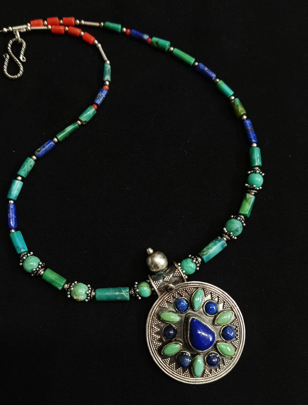 925 Silver Lapis Turquoise necklace