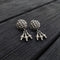 925 Silver Stud Drop Earrings
