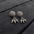 925 Silver Stud Drop Earrings
