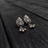 925 Silver Lotus Drop Earrings