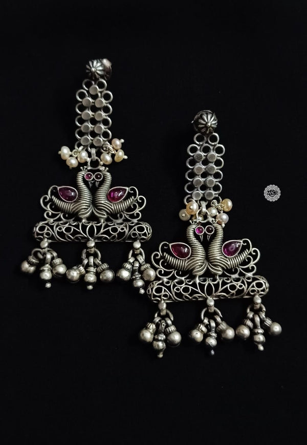 925 Silver Bird Earrings