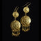 Gold plated Disc Earrings