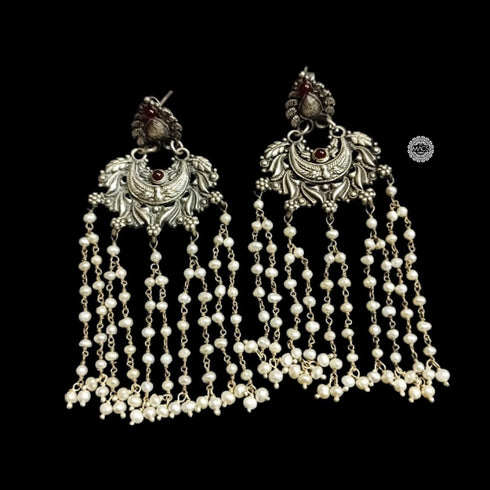 925 Silver Pearl Earrings