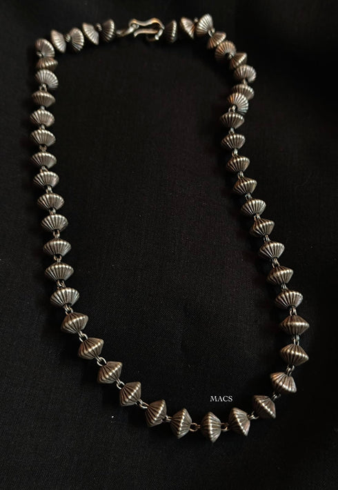 925 silver beaded necklace