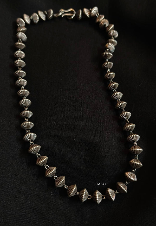 925 silver beaded necklace