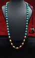 Dholki Gold-plated Turquoise Necklace
