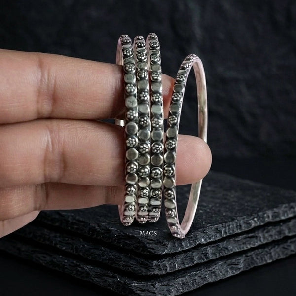 925 Silver 4 Bangle Set (2.6)