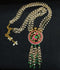 925 Peacock Kundan Pearl Necklace
