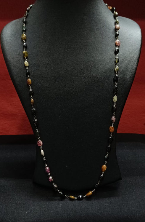 925 Silver Tourmaline necklace