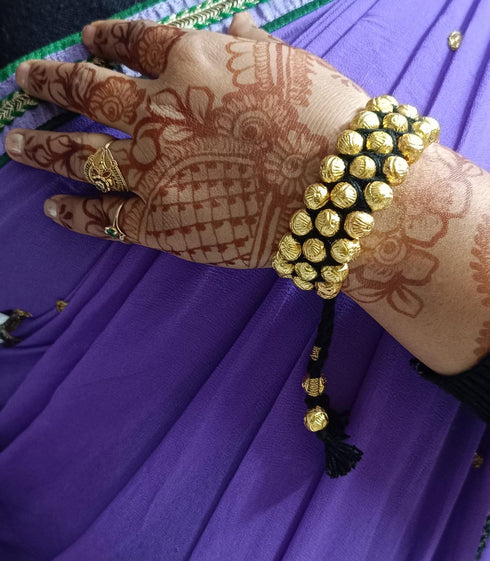 Rajasthani Goldplated Pochi Bracelet