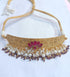 Chitai Goldplated Lotus Kundan Choker
