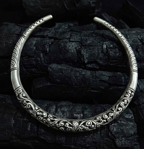 925 Reversible Silver Hasli Necklace
