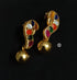 925 Navratna Peacock Kundan Earrings
